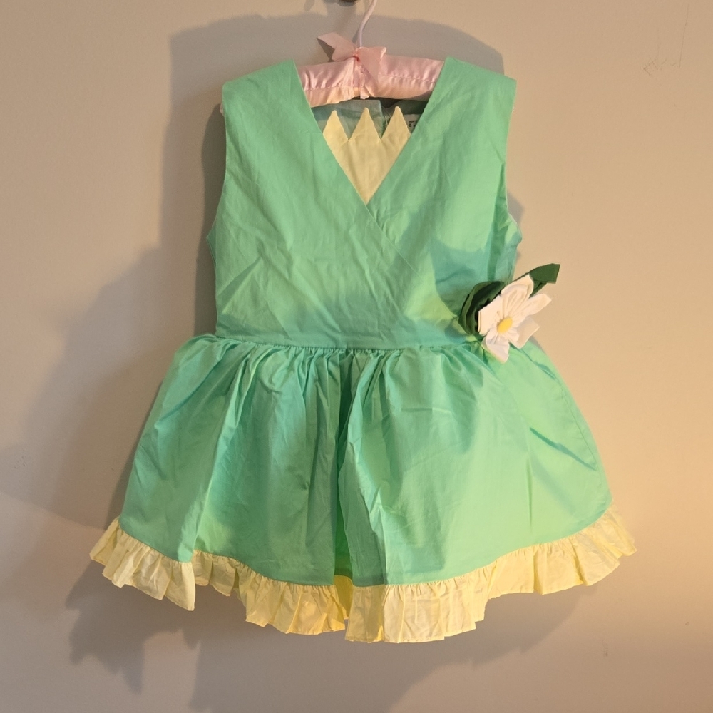 Only Little Once Girls Tiana Princess And The Frog Twirl Poofy Tunic 8/10
